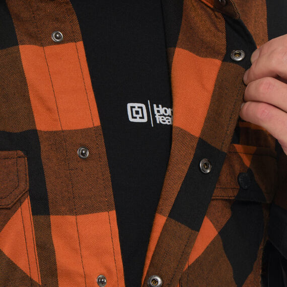 Horsefeathers Prom technical shirt Burnt Orange