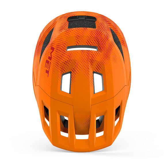 MET helmet SHELTER YOUTH orange red -52/56