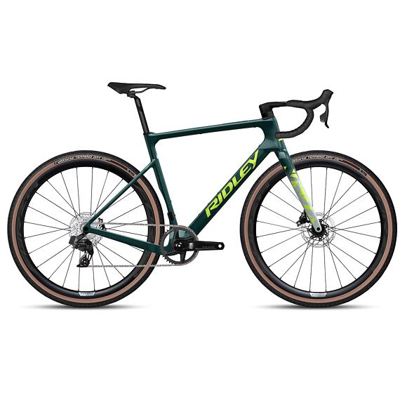 RIDLEY ASTR Rival XPLR Storm Green Metallic/Lime Green