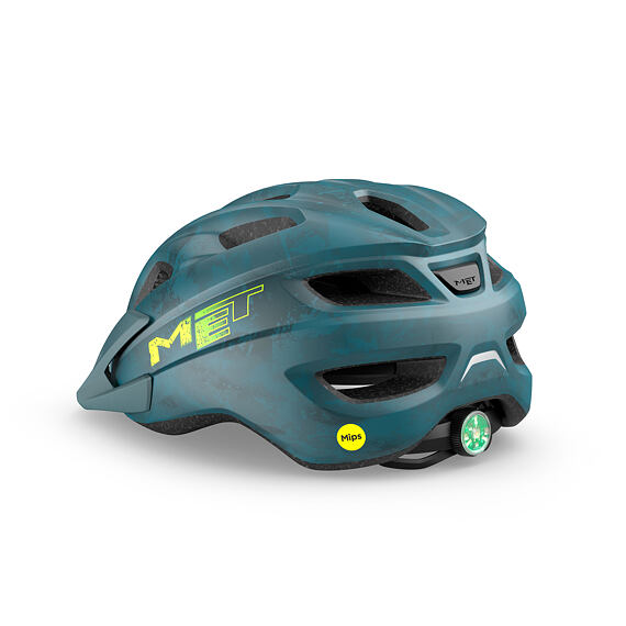 MET helmet CRACKERJACK MIPS petrol blue -52/57