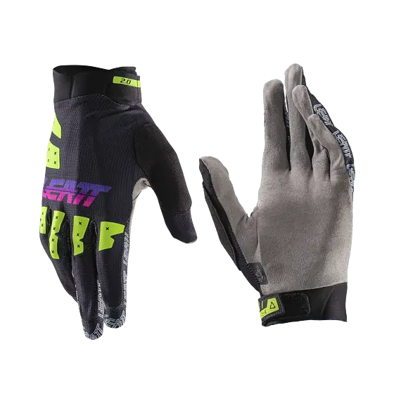 LEATT gloves MTB 2.0 X-FLOW neon black
