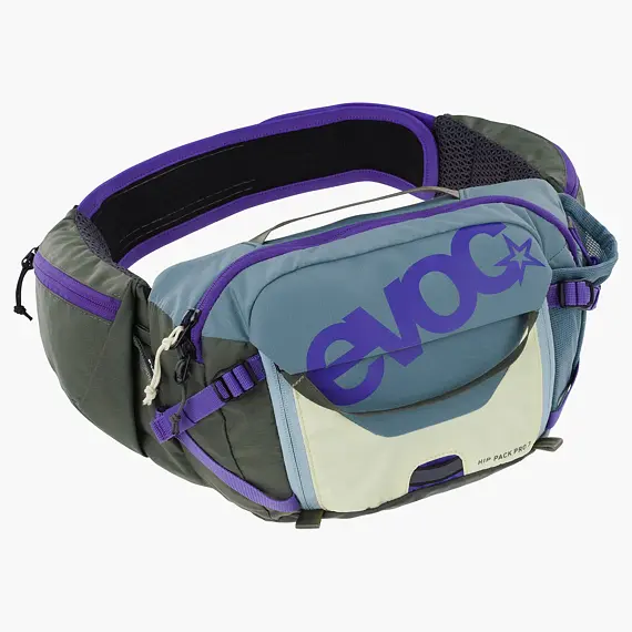 EVOC waist bag HIP PACK PRO 3 steel/violet/dark olive