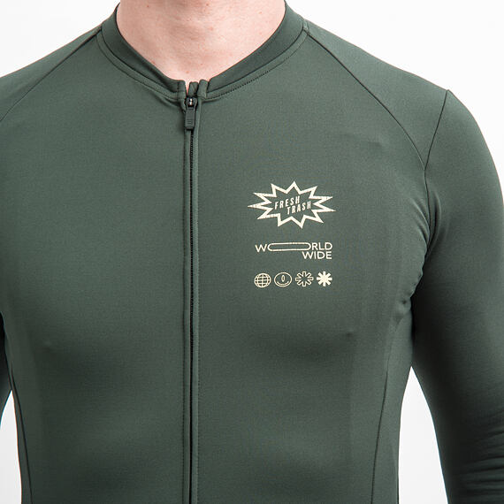FT MEN’S SIGNATURE THERMO JERSEY OLIVE GREEN