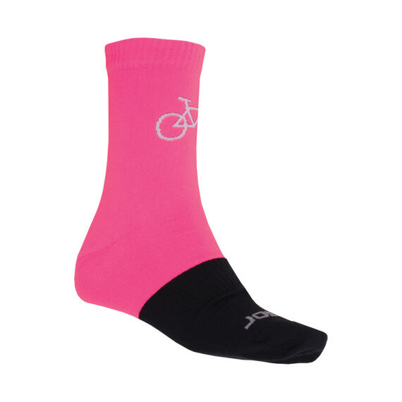 SENSOR TOUR MERINO WOOL SOCKS PINK/BLACK