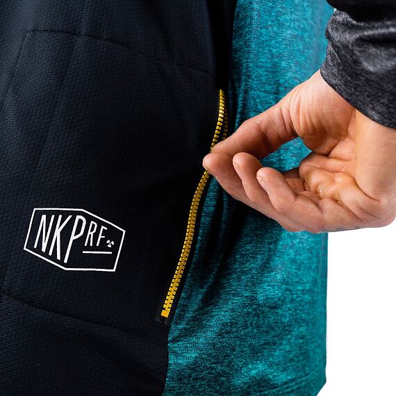 NUKEPROOF long sleeve jersey BLACKLINE blue/green