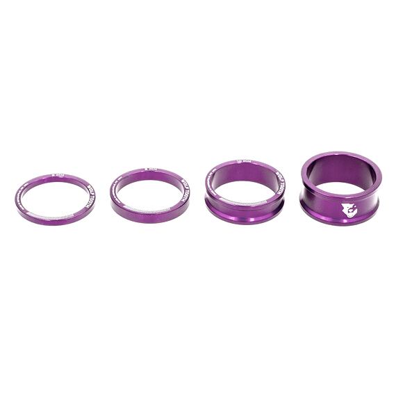 WOLF TOOTH Precision Headset Spacers Kit 3,5,10,15mm purple