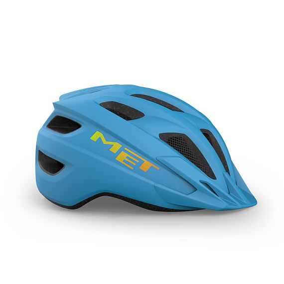MET helmet CRACKERJACK CYAN BLU -52/57