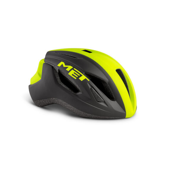 MET helmet STRALE 2020 black/reflective yellow -56/58