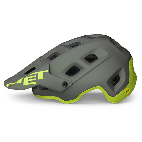 MET helmet TERRANOVA MIPS GRY/LIME-58/61