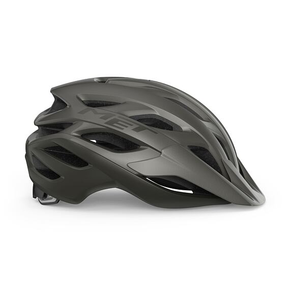 MET helmet VELENO titanium metalic -56/58
