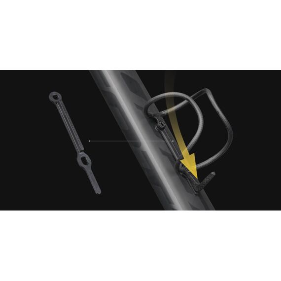 TOPEAK bottle cage FEZA CAGE KEVLAR CARBON R10 red