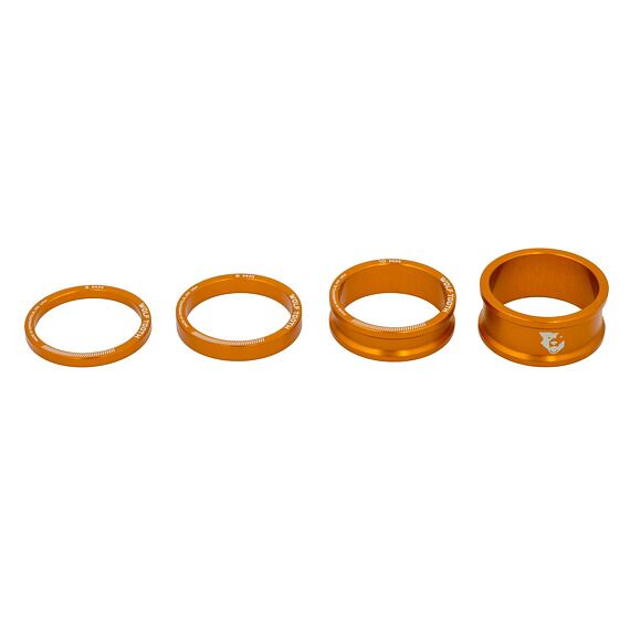 WOLF TOOTH Precision Headset Spacers Kit 3,5,10,15mm orange