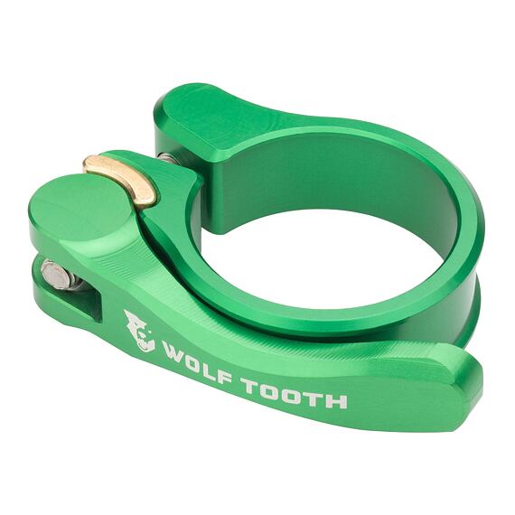 WOLF TOOTH seatpost clamp 31.8mm green Quick Release