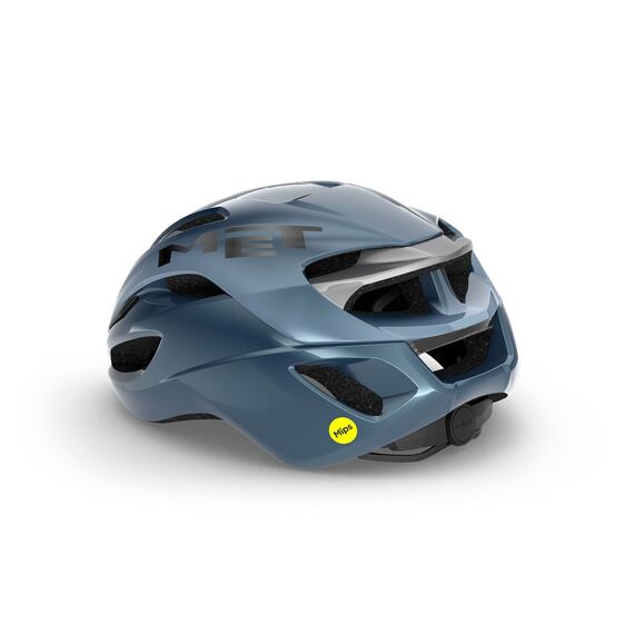 MET helmet RIVALE MIPS navy silver -58/61