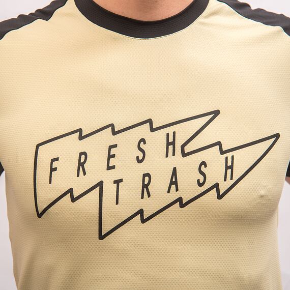 FT MEN'S HORIZON SHORT SLEEVE TEE SAND/BLACK