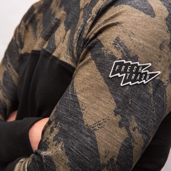 FT MEN'S ESCAPE MERINO LONG SLEEVE TEE BLACK/BRUSH