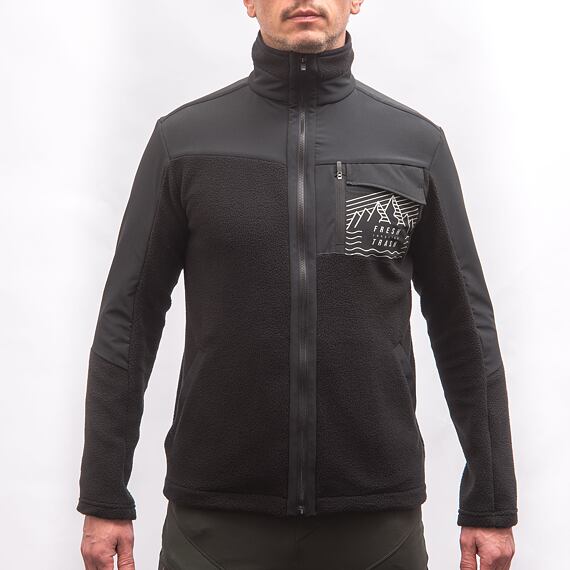 FT MEN'S FLEECE JACKET BLACK