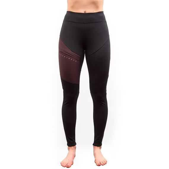 FT WOMEN'S CROSS POINT PANTS TRUE BLACK/PORT RED