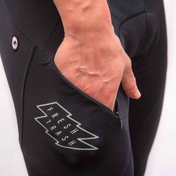 FT MEN'S SIGNATURE THERMO BIB PANTS TRUE BLACK