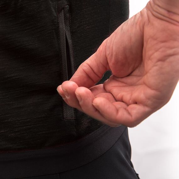 FT MEN'S LITE MERINO EVO JERSEY TRUE BLACK