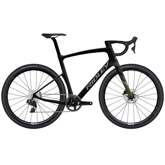 RIDLEY KANZO Fast Rival XLPR Black Metallic/Army Green/Silver