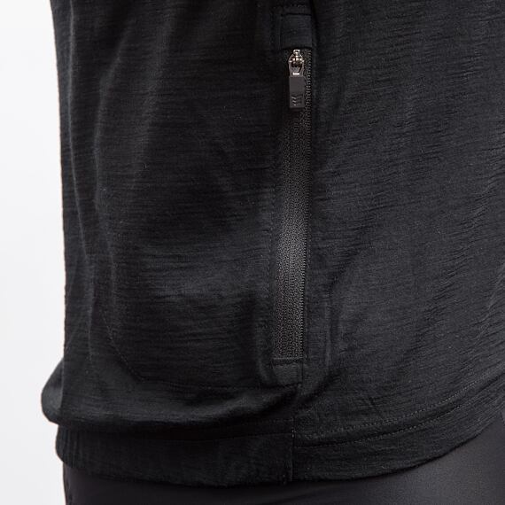 FT MEN'S LITE MERINO POCKET JERSEY MERLOT RED/BLACK