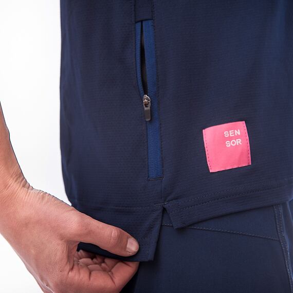 SENSOR HELIUM jersey SS WOM deep blue/leaves