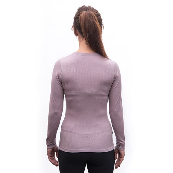 SENSOR MERINO DF WOM TEE LS mystic violet