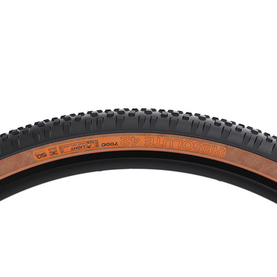 WTB tire RESOLUTE 700x42 TCS Light Fast Rolling SG2 black/tan