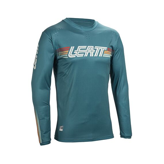 LEATT MTB Enduro 4.0 Long Sleeve Jersey Teal