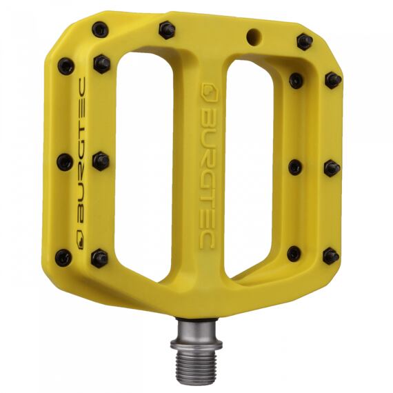 Burgtec MK4 Composite Pedals Electric Yellow