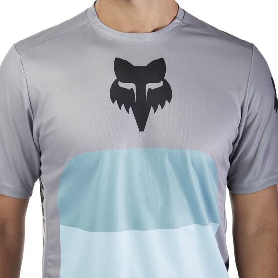 Fox Ranger SS Men's Jersey Grid / Steel Gray M