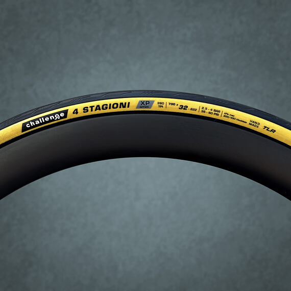 CHALLENGE tire 4 STAGIONI TLR 700x32 black/tan