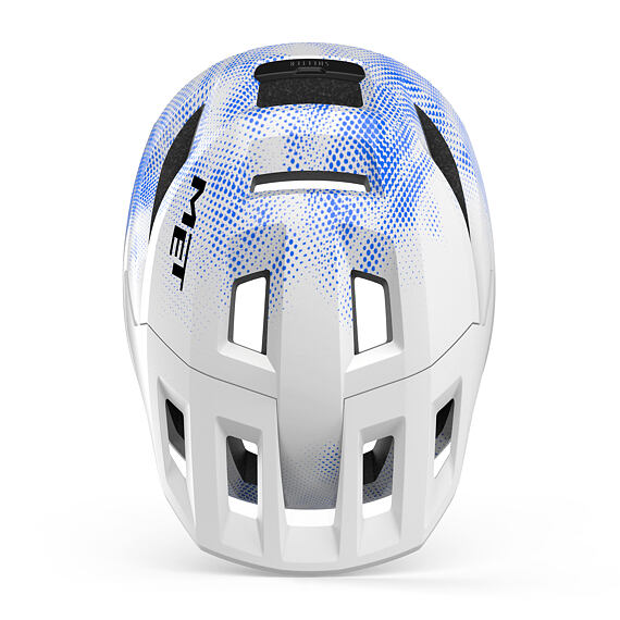 MET helmet SHELTER YOUTH white blue -52/56