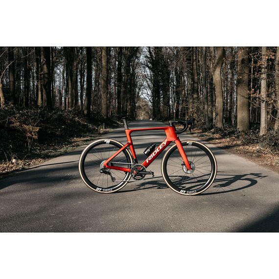 RIDLEY bike E-NOAH Ultegra Di2 Candy Red Metallic/Black/White