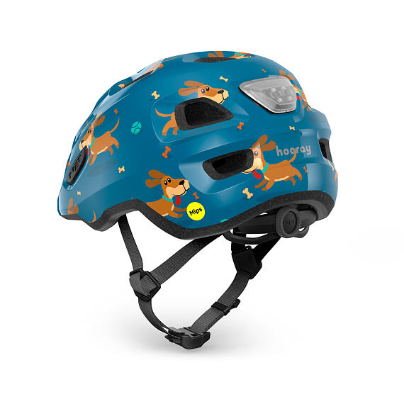 MET helmet HOORAY MIPS children's blue dachshund -46/52