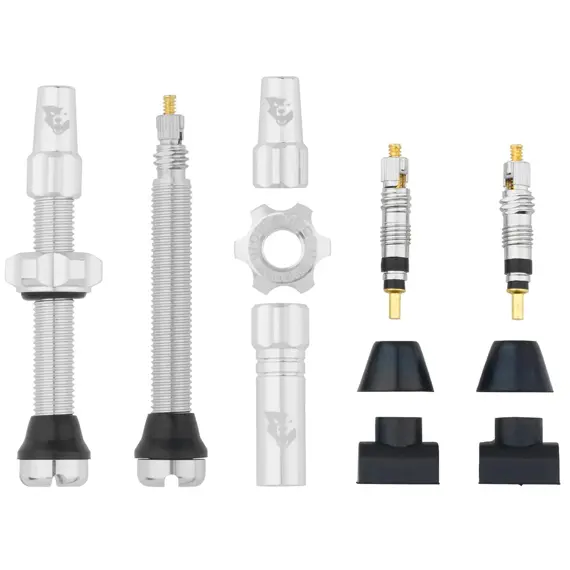WOLF TOOTH valves Tubeless Valve Stem Kit 44mm raw silver