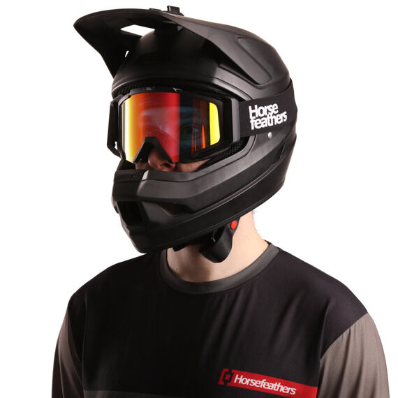 HORSEFEATHERS glasses PATRIOT black/mirror red