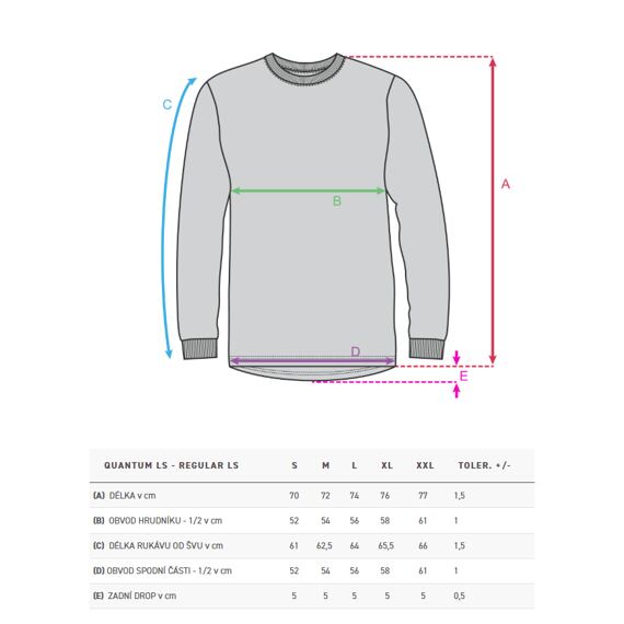 HORSEFEATHERS jersey QUANTUM LS doodle