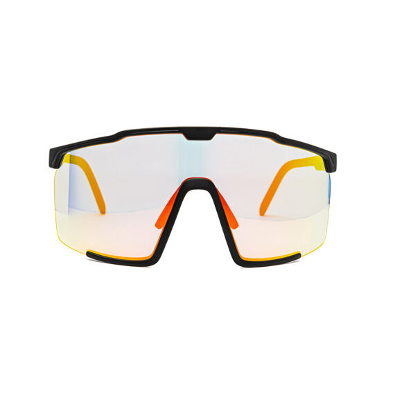 HORSEFEATHERS photochromic glasses PROTON matt black/mirror red