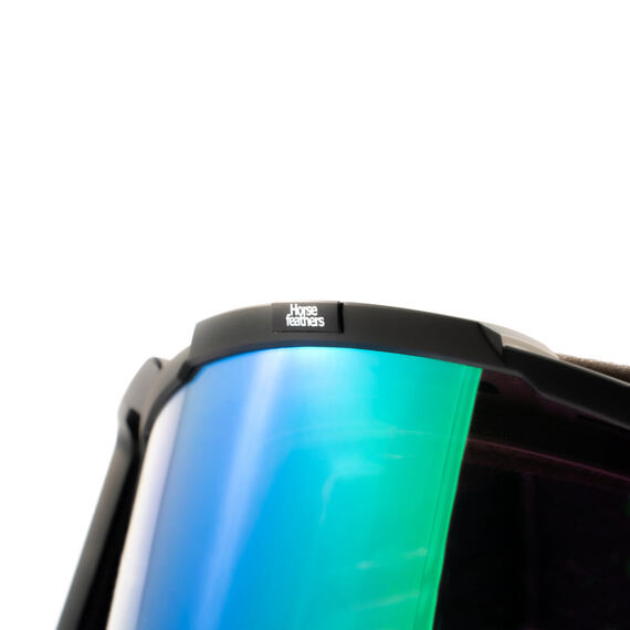 HORSEFEATHERS glasses PATRIOT black/mirror green