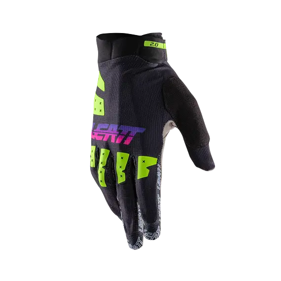 LEATT gloves MTB 2.0 X-FLOW neon black