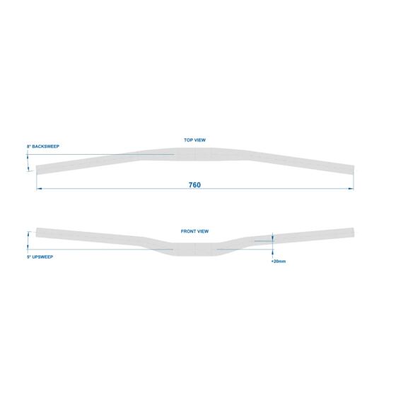 RITCHEY handlebars SUPERLOGIC 20mm Rise 760mm