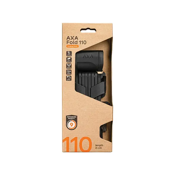 AXA lock Fold 110 black