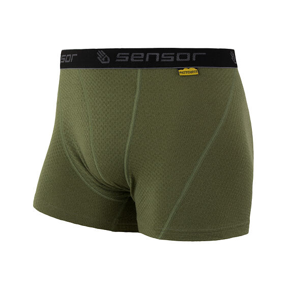 SENSOR MERINO DF MEN BOXERS SAFARI GRN