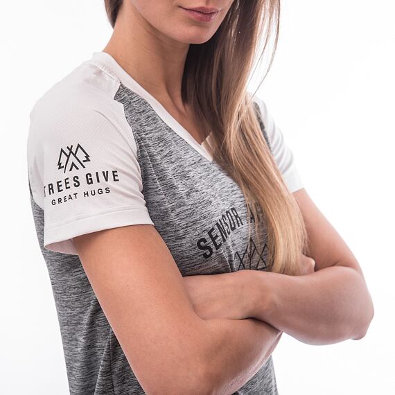 SENSOR CYKLO CHARGER WOM LOOSE JERSEY SS grey/white