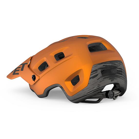 MET helmet TERRANOVA orange titanium metalic -56/58