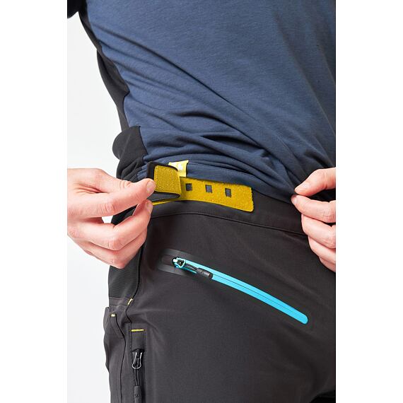 DIRTLEJ pants TRAILSCOUT Half & Half Long black/tyrkys