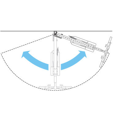 TOPEAK wall bike holder SWING-UP BIKE HOLDER