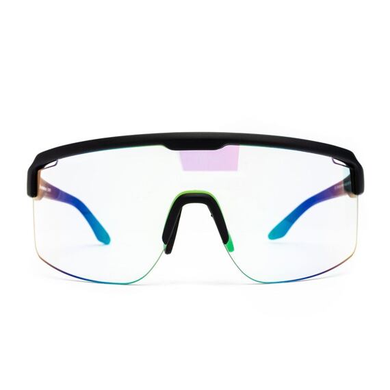 HORSEFEATHERS glasses SCORPIO PHOTOCHROMIC matt black/mirror green